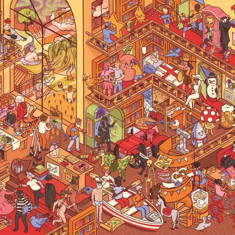 Mayhem in the Library Puzzle - Image 3